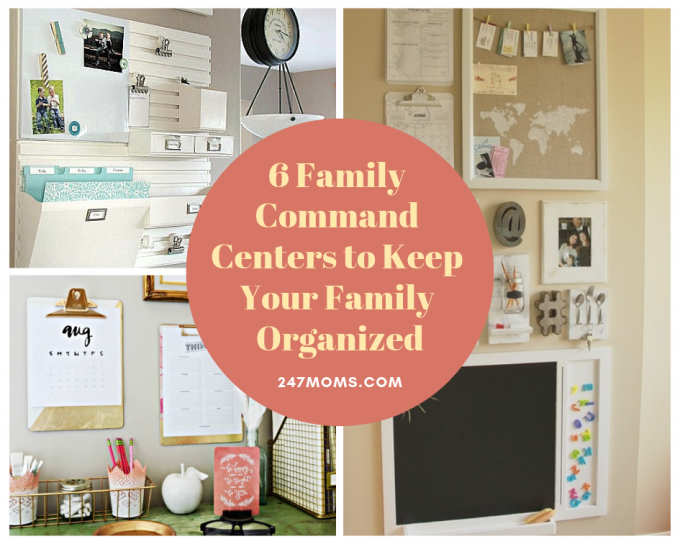 6 Family Command Centers to Keep Your Family Organized 680x544 1 - Get Ahead This School Year with These 6 Organization Hacks